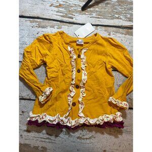 Appearel Tree Mustard Cardigan NWT